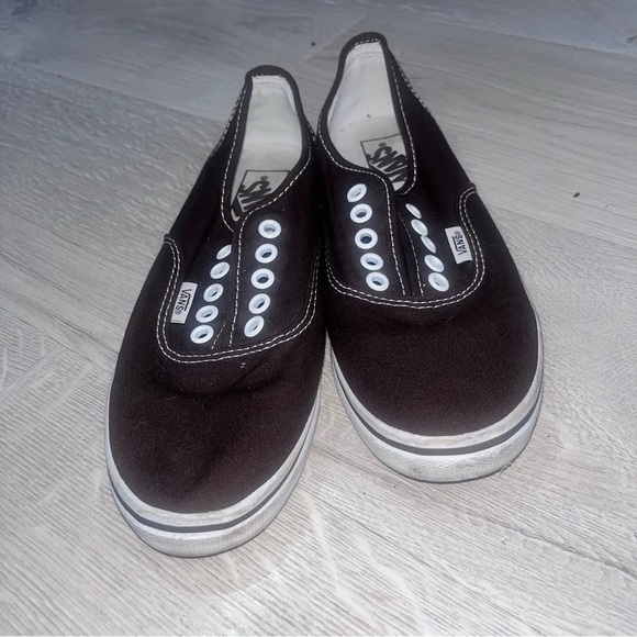 Vans Men's Brown Slip-On Shoes - Picture 2 of 5